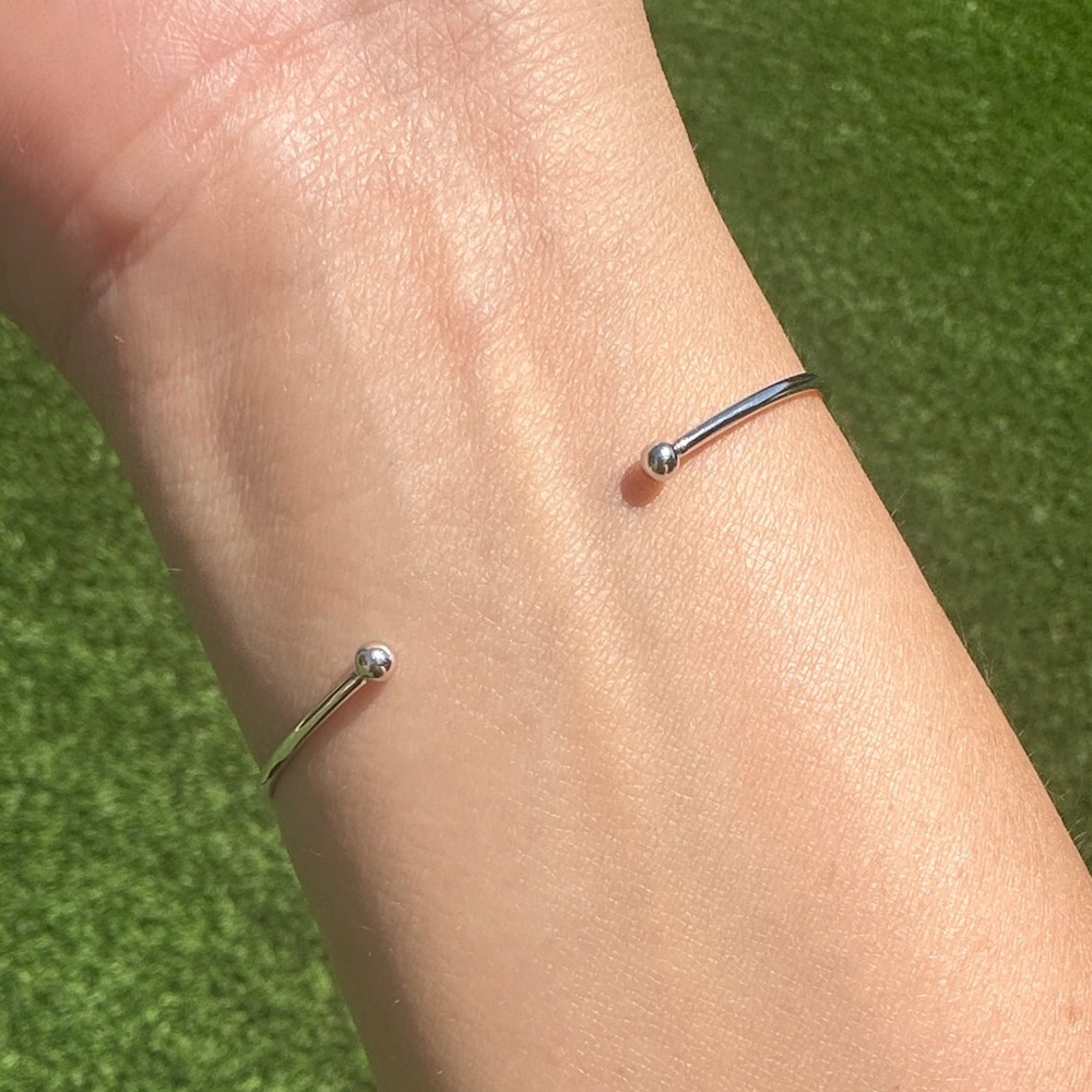 Diamond Bangle Bracelet 14kw - Picture 5 of 8